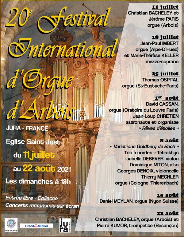 Image 20ième festival international d'orgue d'Arbois