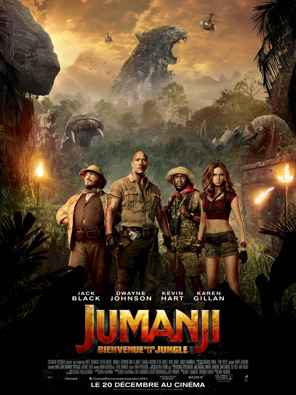 Image Projection en plein air du film : Jumanji