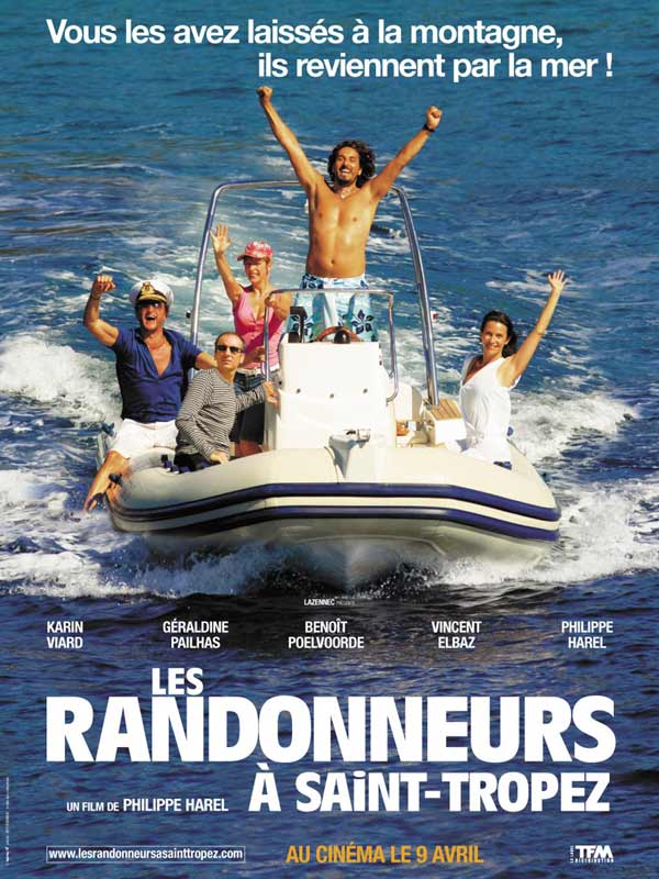 Image Projection en plein air du film : les Randonneurs à Saint Tropez