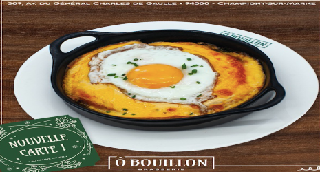 Image Ô Bouillon - restopolitan - Offre : Plat + Dessert au choix à la Carte (hors Menu)